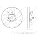 Radiator cooling fan for VW PARATI SAVEIRO GOLF